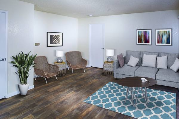 living room at Vista Oaks Apartments
