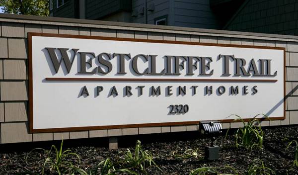 signage at Westcliffe Trail Apartments