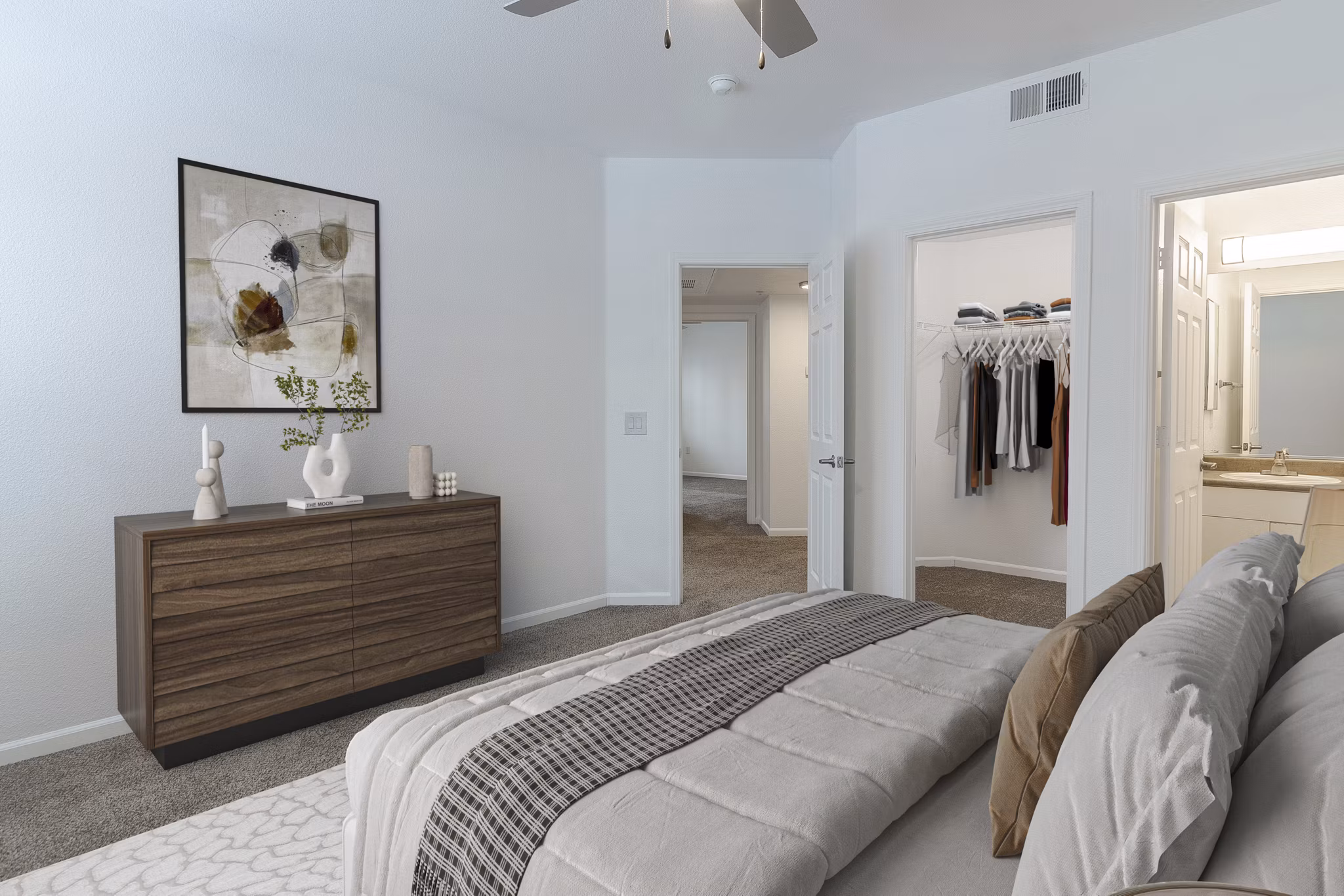 bedroom at Morgan Parkl Apartments