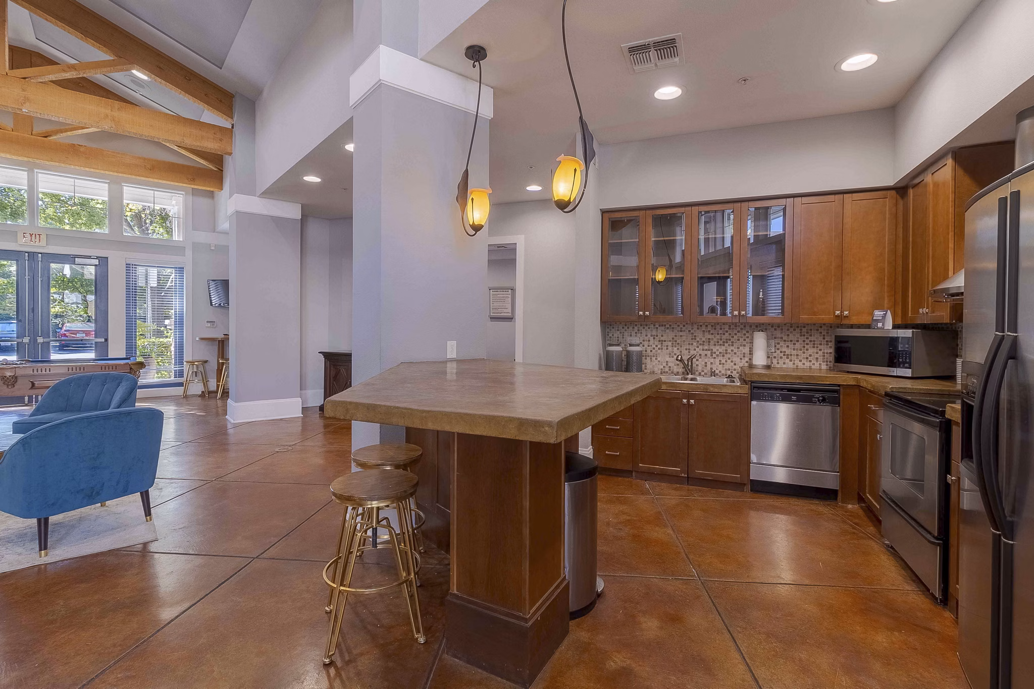 clubhouse at Morgan Park Apartments
