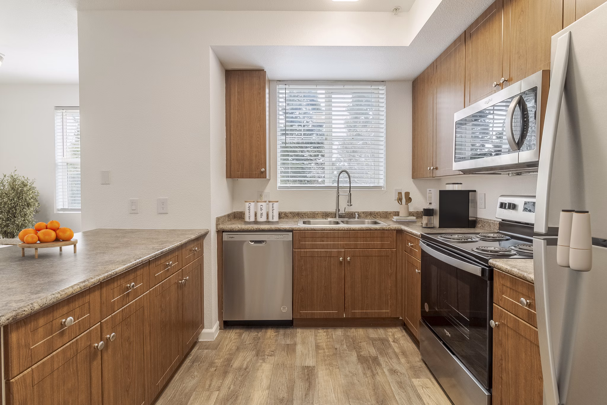 kitchen at Morgan Park Apartments