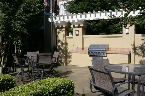 Recreational area with lush greenery at Morgan Park Apartments