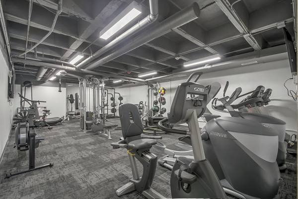 fitness center at Park Capitol Apartments