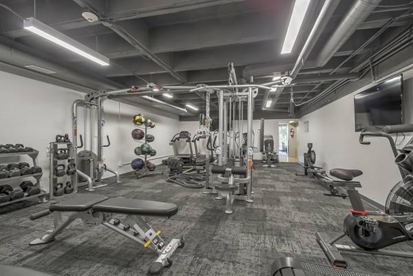 fitness center at Park Capitol Apartments