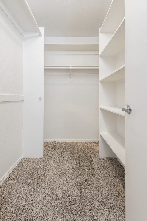 closet at The Bella Apartments