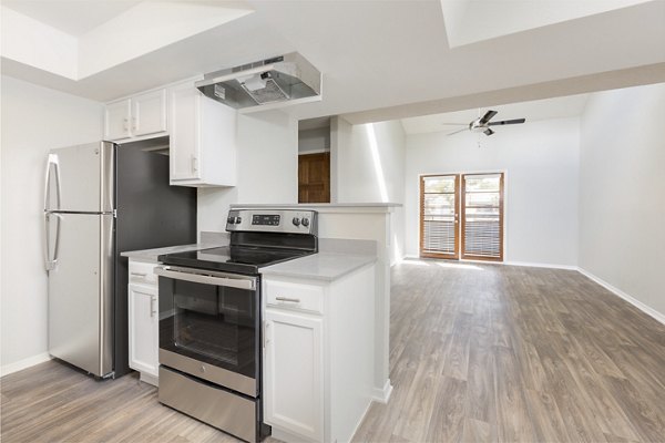 kitchen at The Bella Apartments