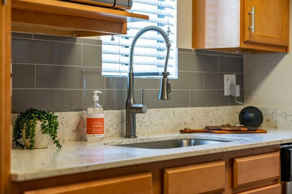 kitchen at The Bella Apartments