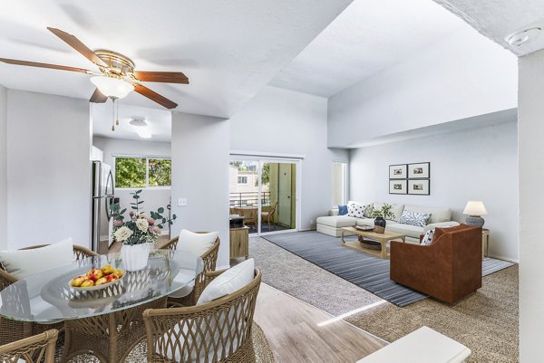 dining room at Kensington Apartments