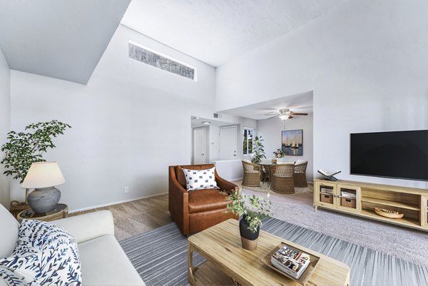 living room at Kensington Apartments