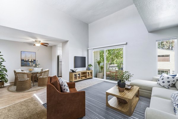 living room at Kensington Apartments