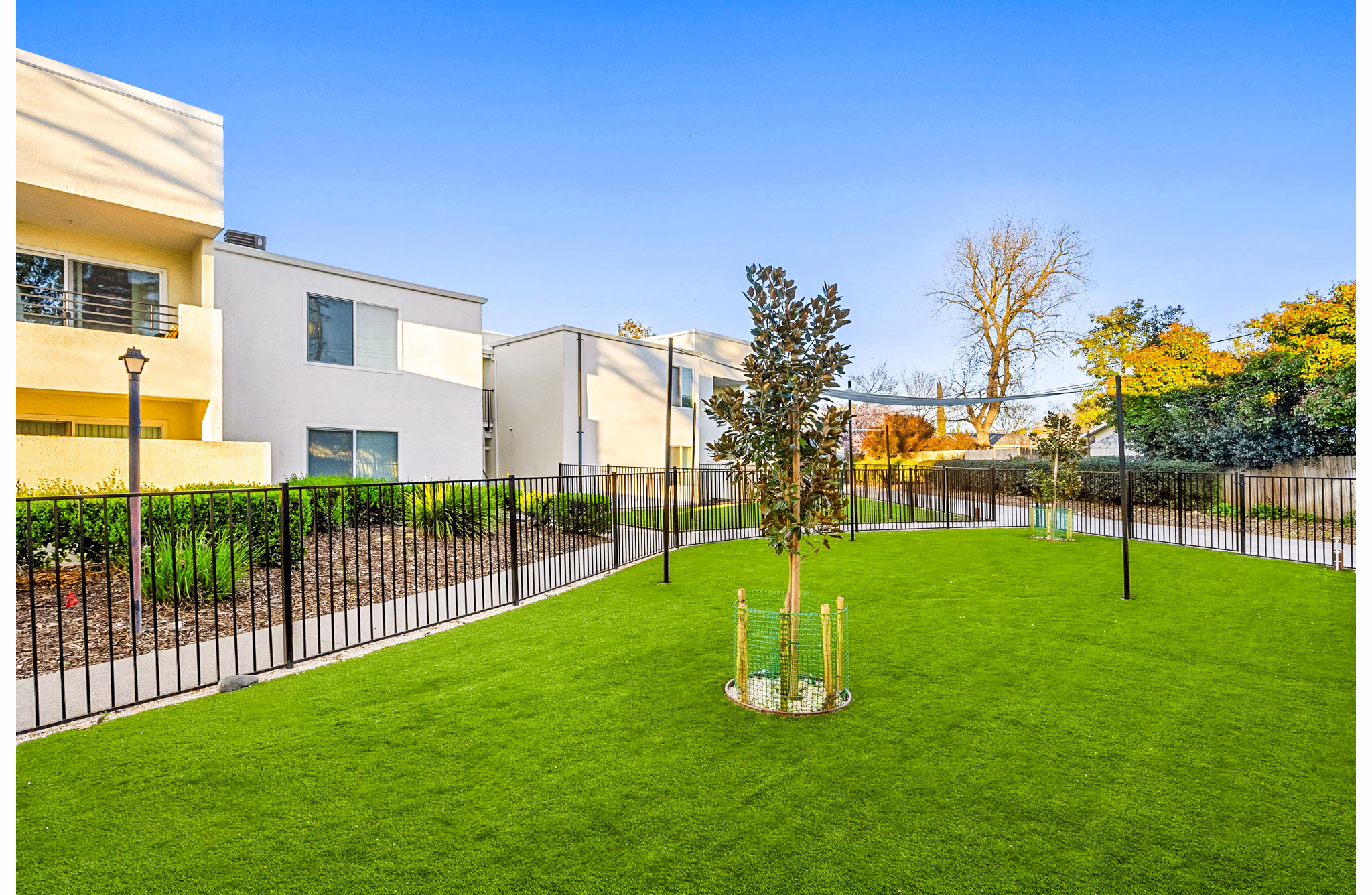 Dog-friendly space at Kensington Apartments featuring a well-maintained dog park for resident enjoyment