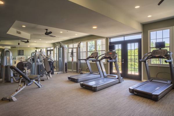 fitness center at Winsted at White Rock Apartments