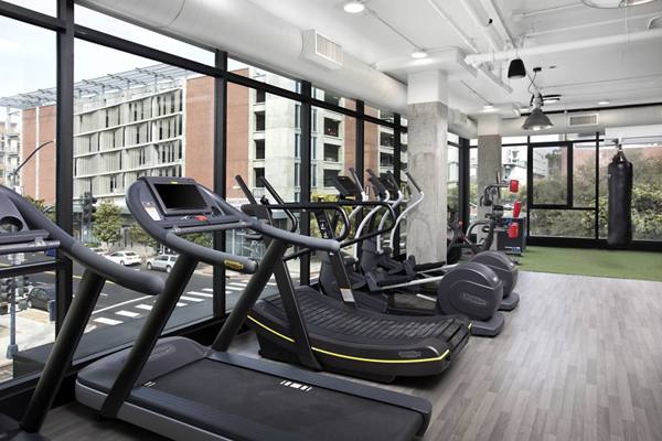fitness center at Broadstone Makers Quarter Apartments
