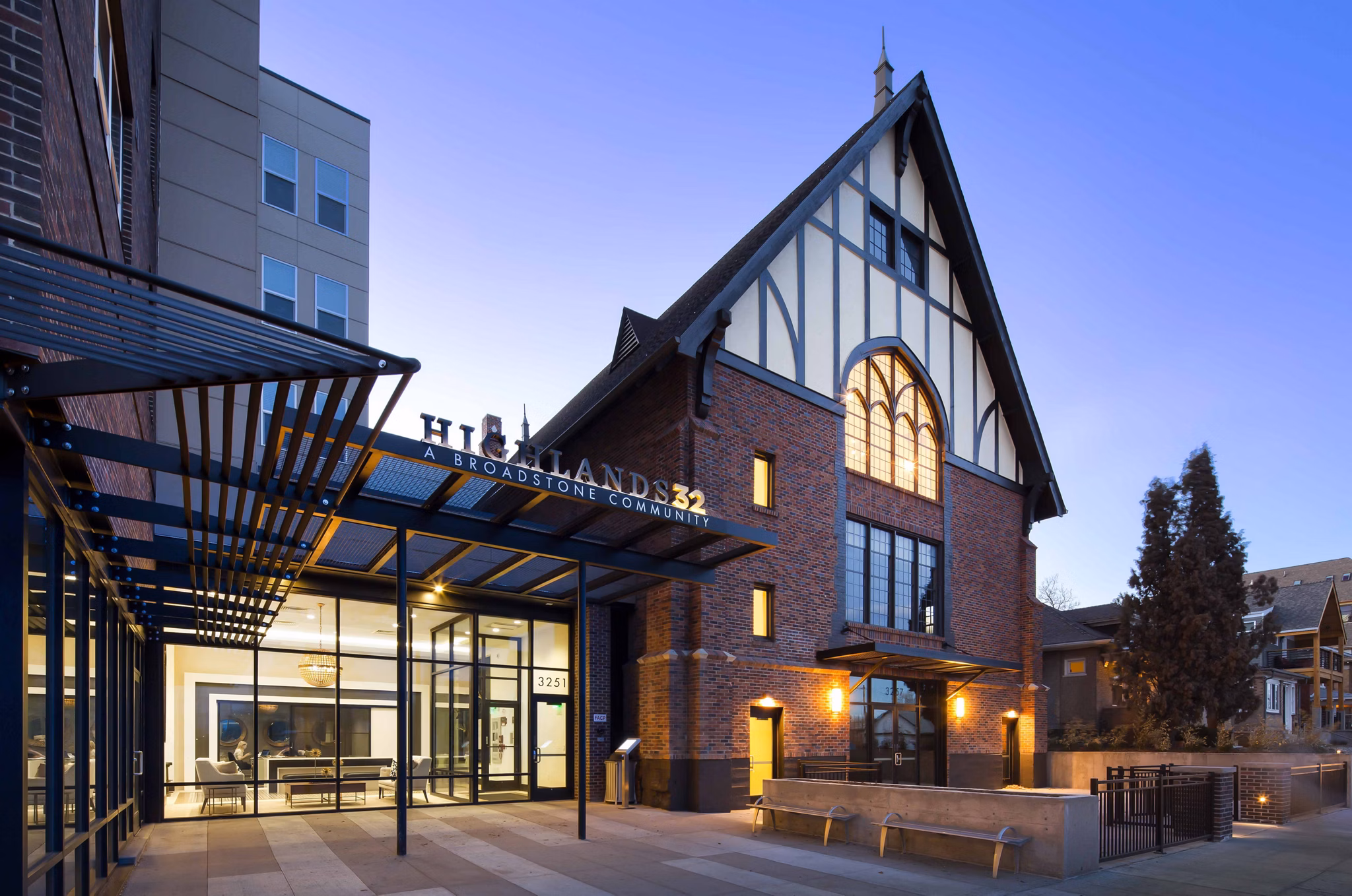 Highlands 32 Apartments: Luxury view of modern apartments in downtown Denver