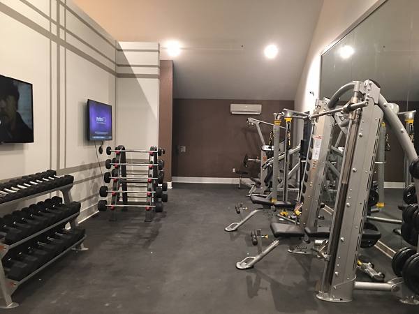fitness center at Highlands 32 Apartments