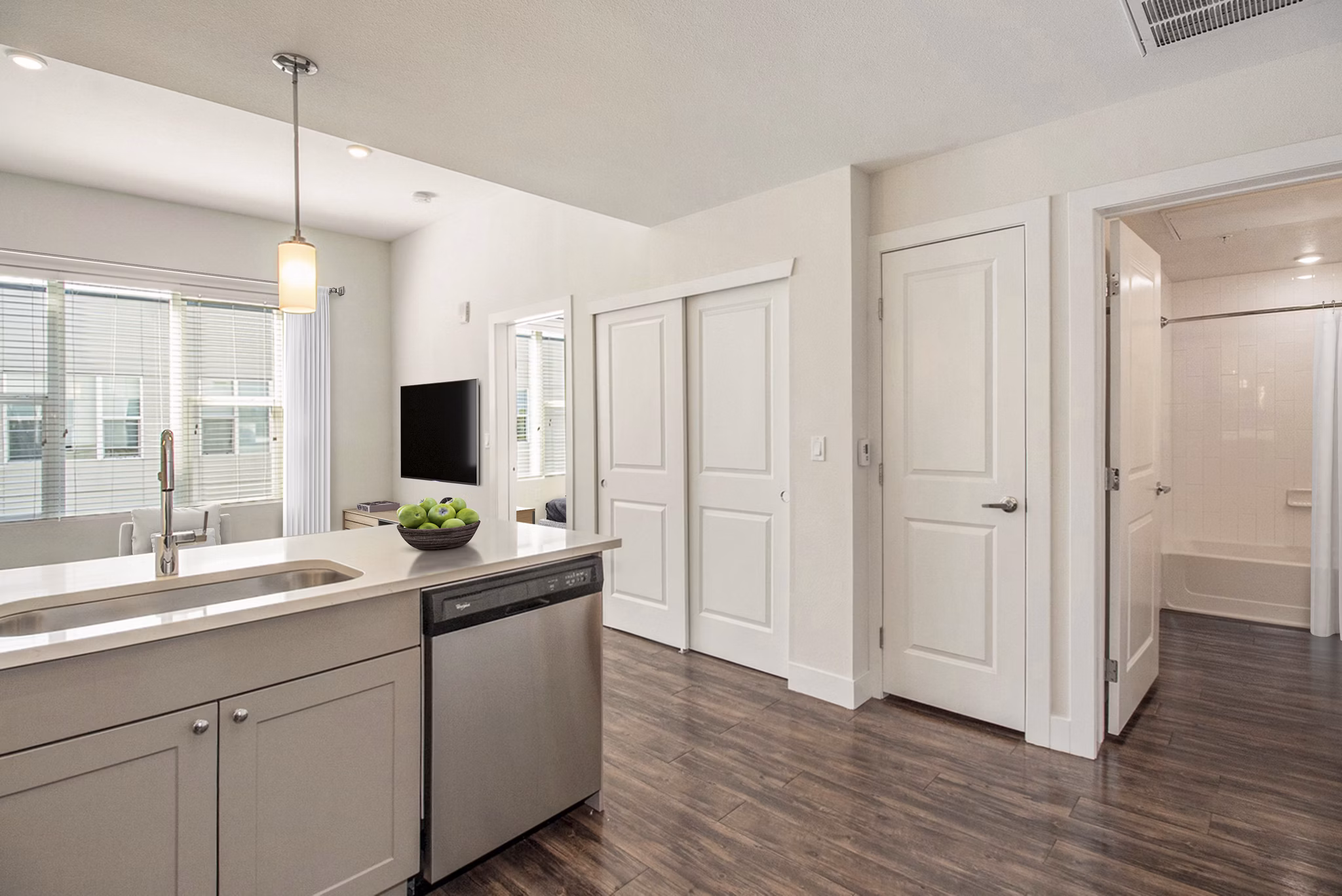 Kitchen at Highlands 32 Apartments