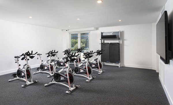 Fitness center with state-of-the-art equipment at Talaria Apartments
