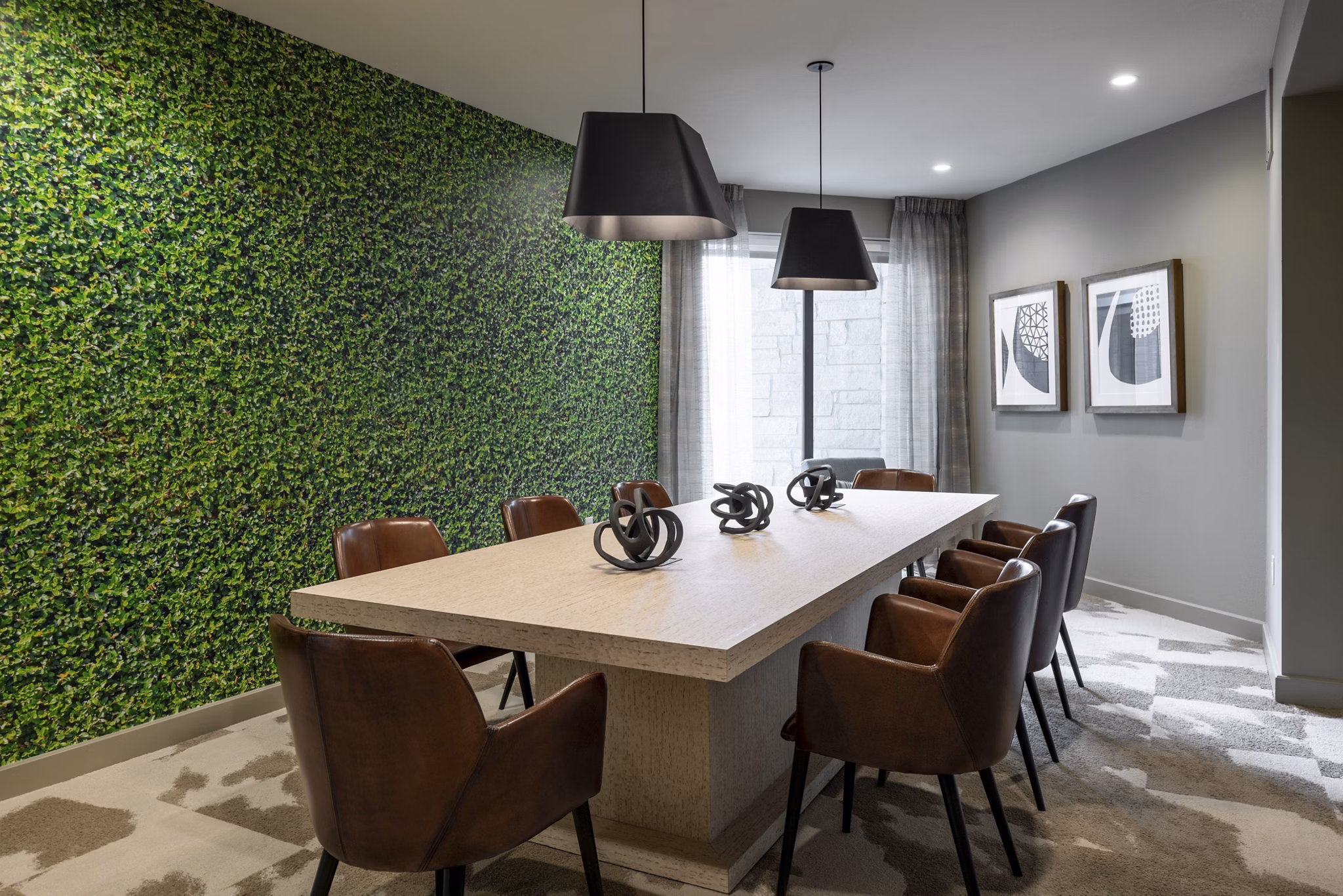 meeting facility at The Sterling at Oak Hills Apartments