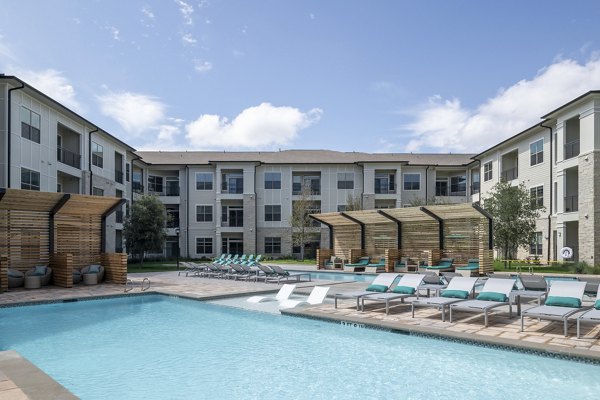 pool at The Sterling at Oak Hills Apartments