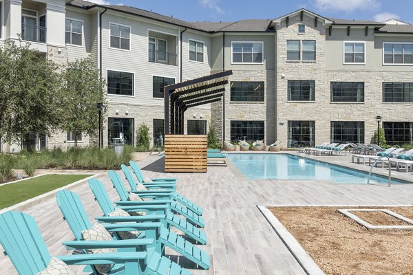 pool at The Sterling at Oak Hills Apartments