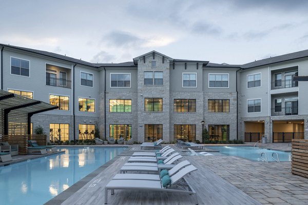 pool at The Sterling at Oak Hills Apartments