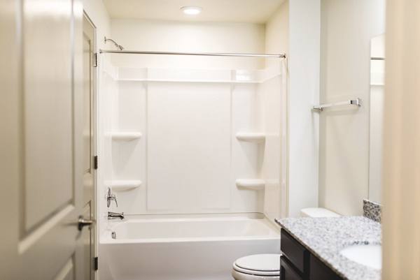 bathroom at City Garden Apartments