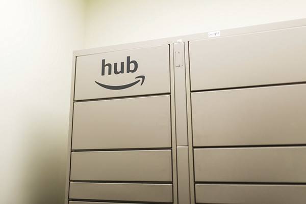 mail room at City Garden Apartments