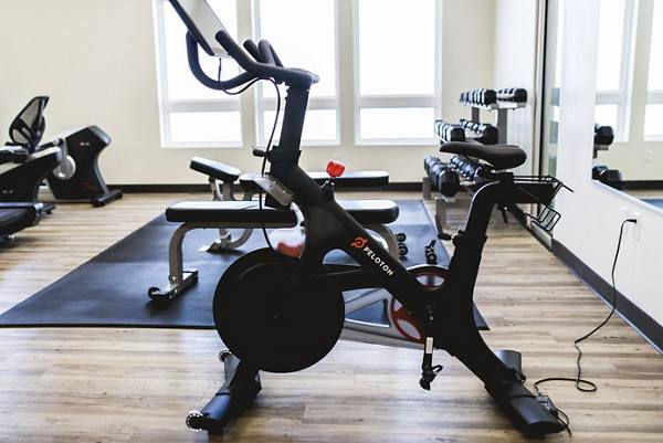 fitness center at City Garden Apartments