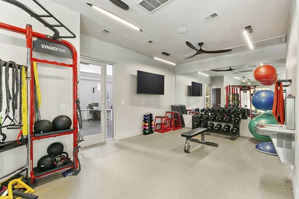 fitness center at La Costa Villas Apartments
