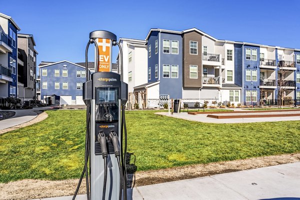 car charging station at Inova Apartments