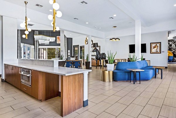 clubhouse/lobby at Reverb at Spring Valley Apartments
