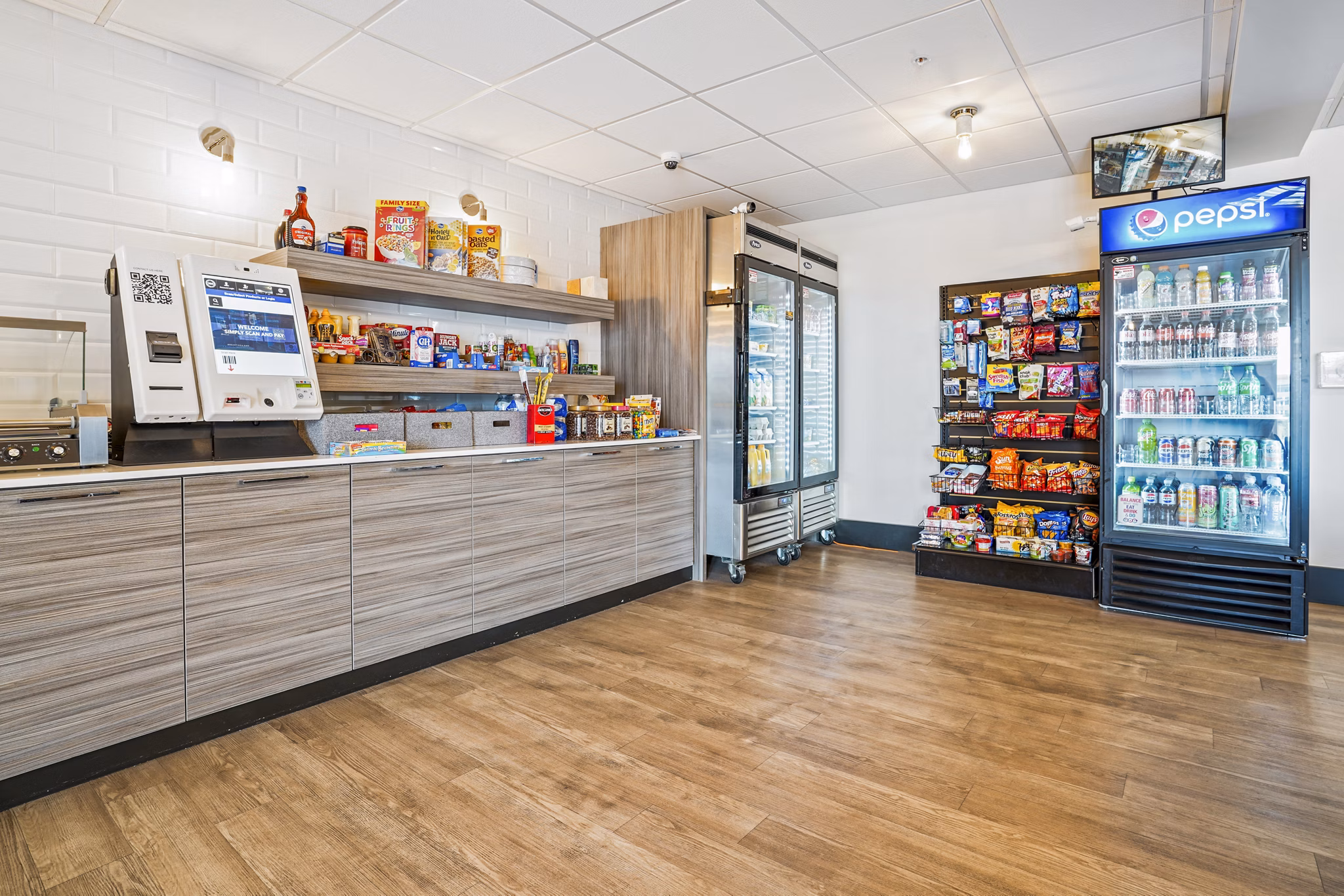 Clubhouse convenience store at The Ivy at Draper Apartments offering snacks and essentials for residents