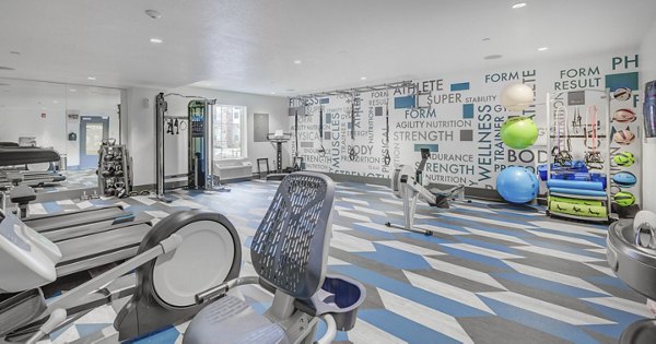 Fitness room at The Ivy at Draper Apartments
