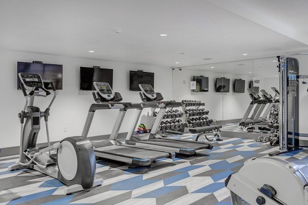 Fitness room at The Ivy at Draper Apartments