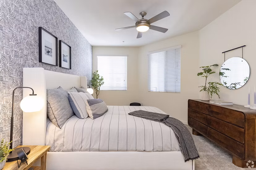 bedroom at Eton at Warner Center Apartments