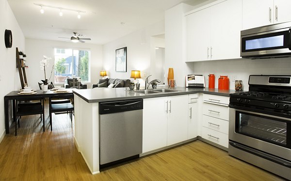 Kitchen at Eton at Warner Center Apartments