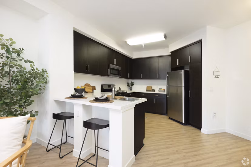kitchen at Eton at Warner Center Apartments 