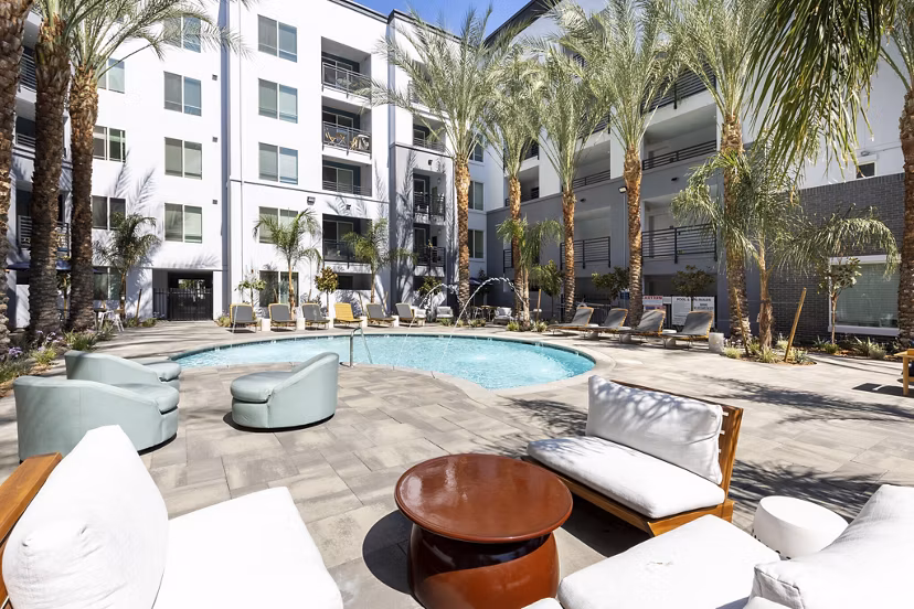 pool at Eton at Warner Center Apartments