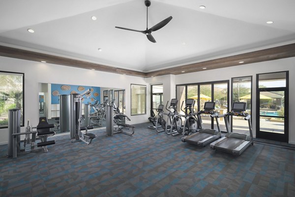 State-of-the-art fitness center with modern equipment at Adobe Ridge Apartments