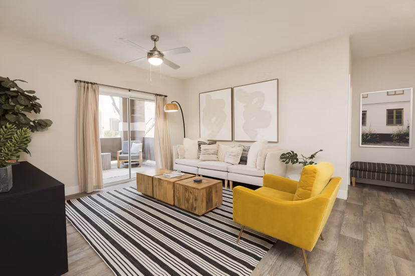 living room at Adobe Ridge Apartments 