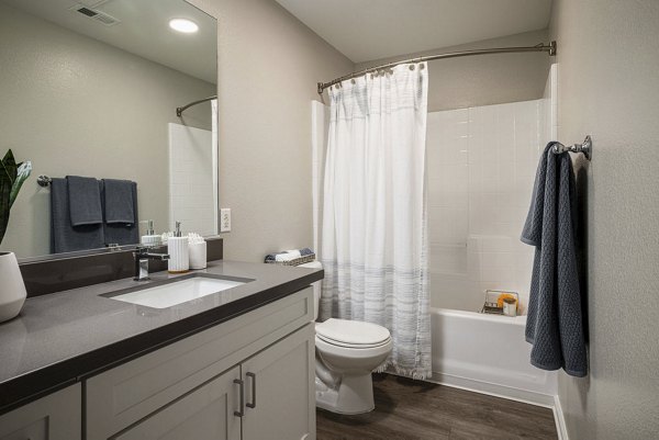 bathroom at Canyon Park Apartments 