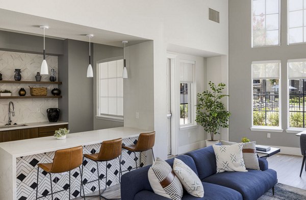 Clubhouse with modern amenities at Canyon Park Apartments