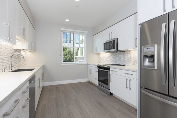 kitchen at 599 Castro Apartments