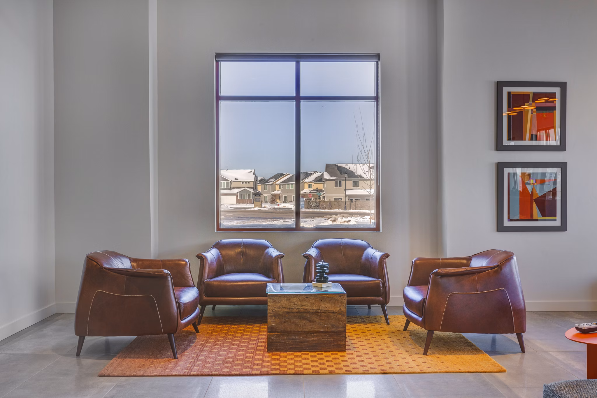 Elegant clubhouse with modern decor at Aspira at Anthem Apartments