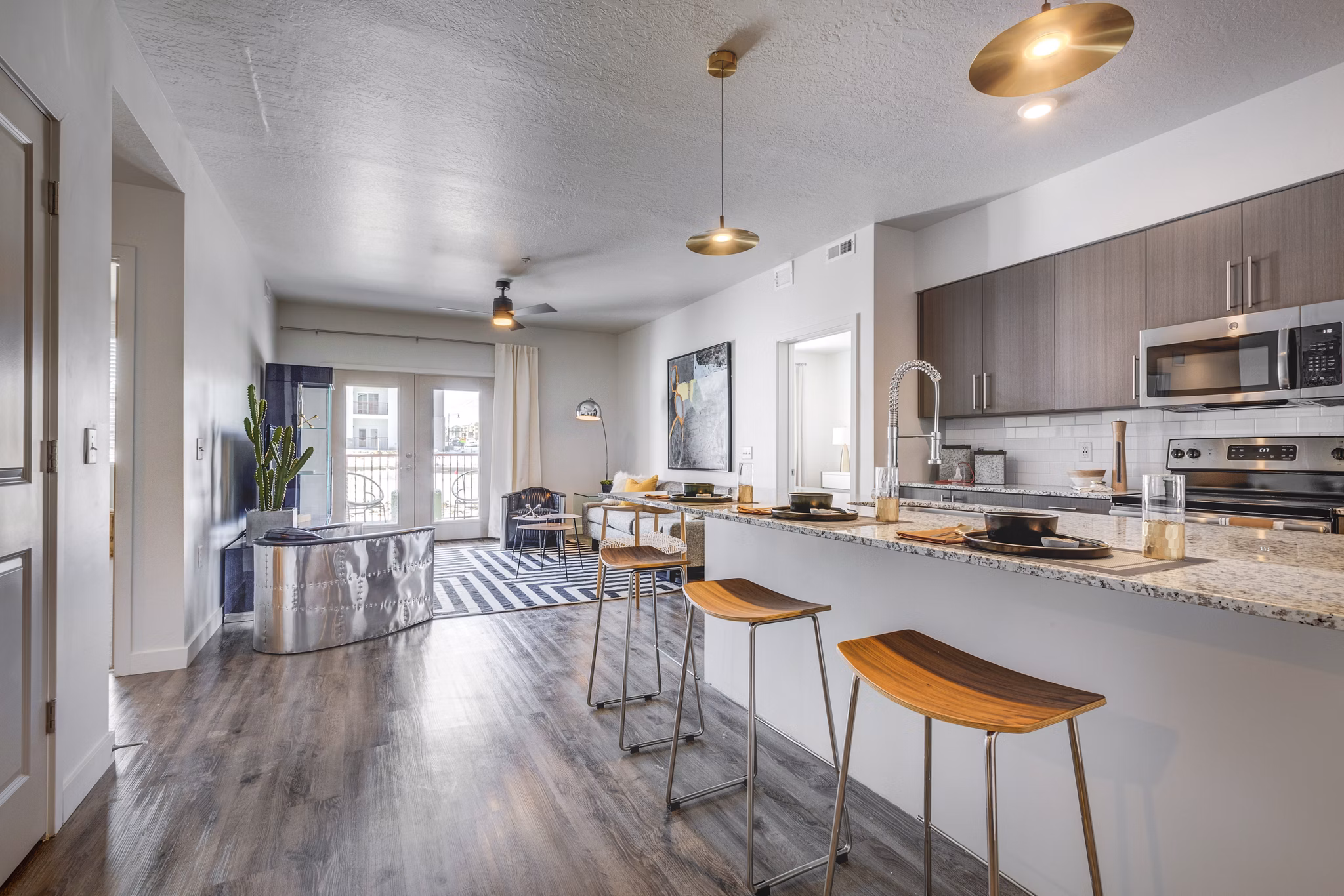 Aspira at Anthem: Modern kitchen with stainless steel appliances