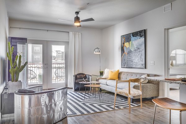 living room at Aspira at Anthem Apartments
