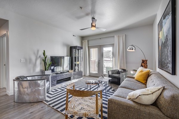 living room at Aspira at Anthem Apartments
