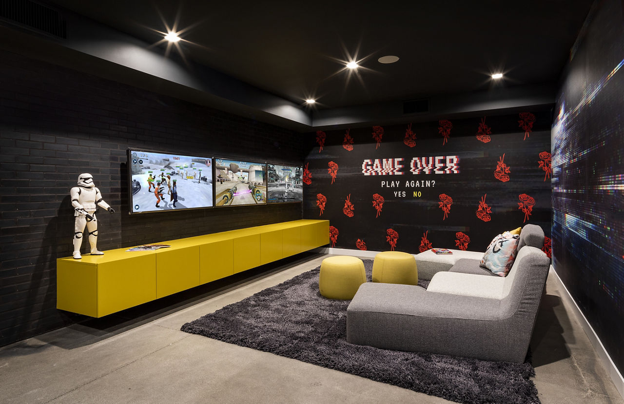 Game room at Edge