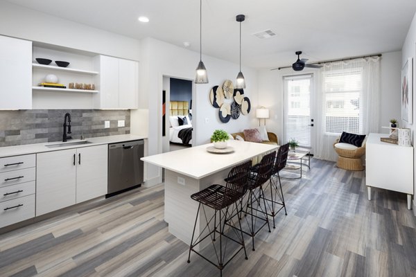 kitchen at Jefferson Edge Apartments