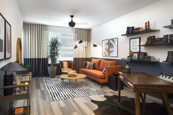 living room at Jefferson Edge Apartments